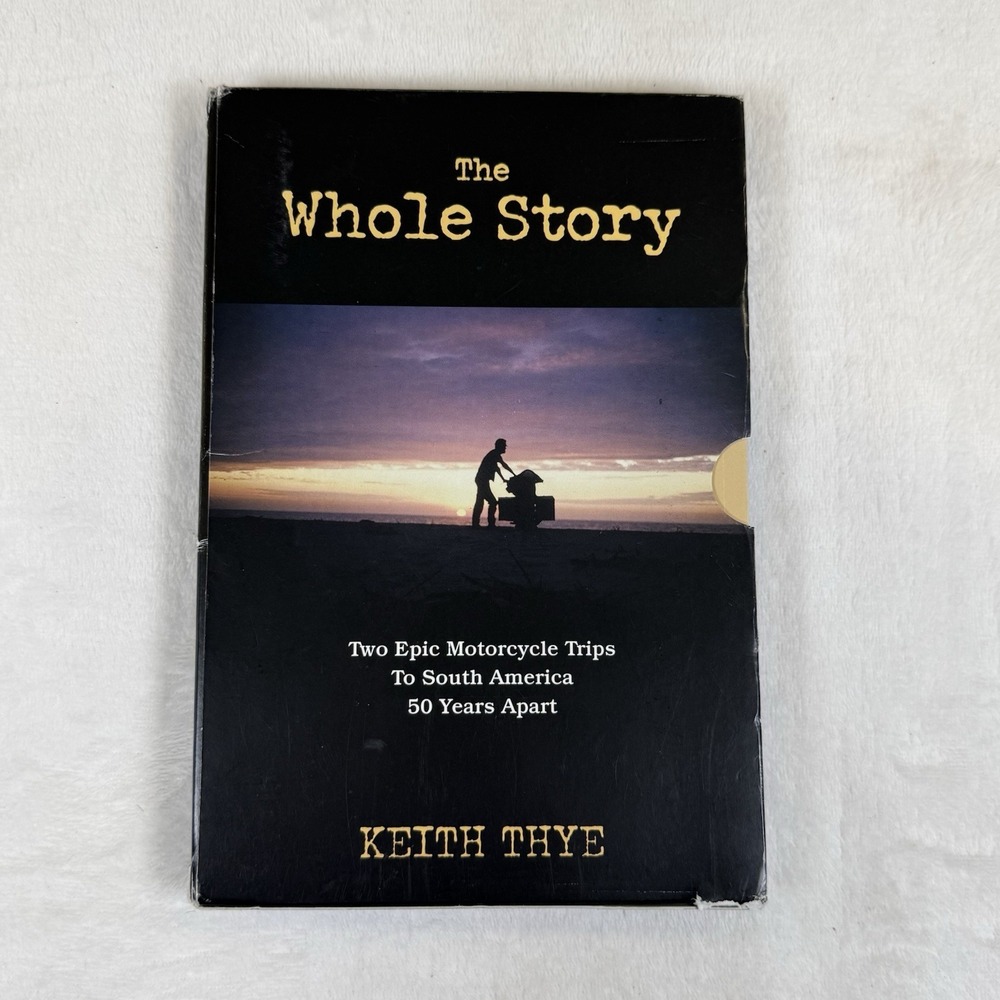Keith Thye The Whole Story 2 Book Set Moto Raid Ride On Motorcycle Travel BMW
